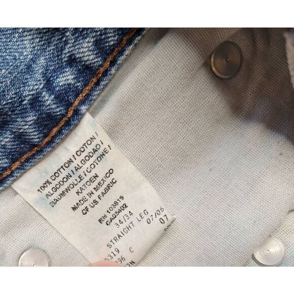 Harley-Davidson Light Blue Straight Men Jeans - Picture 15 of 15